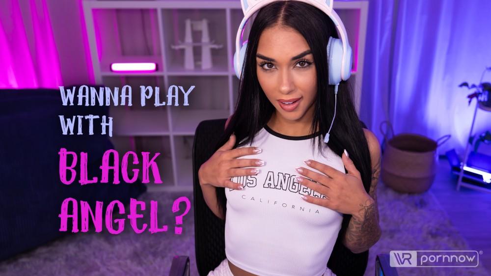 Erotic Gaming Session Starring Black Angel