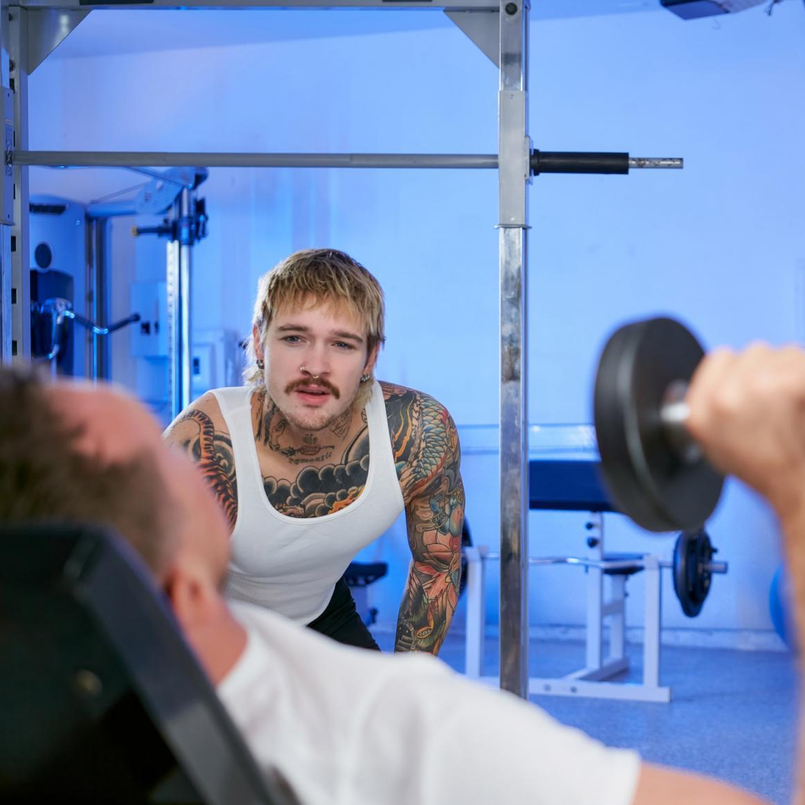 Famous Actor In The Gym