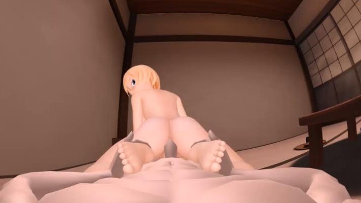 Reverse Cowgirl with Lusty Hentai VR Porn