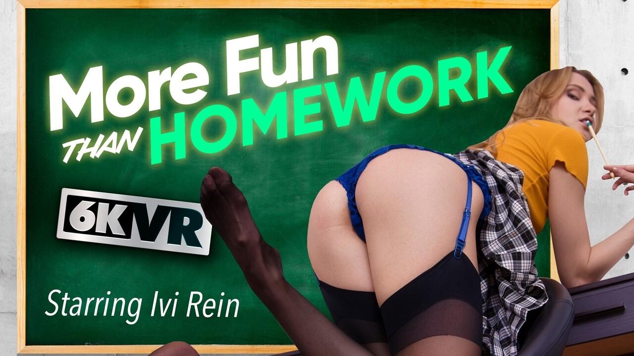 Ivi Rein finds sex much more fun than homework